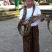 Bali - Goa Gajah : Parviz (franchement stressé... ) et le python