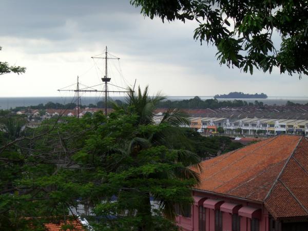 Melaka : Vue de la colline Bukit China