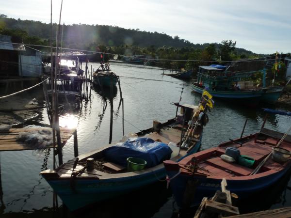 Vietnam - Phú Quốc : Village de pêcheurs