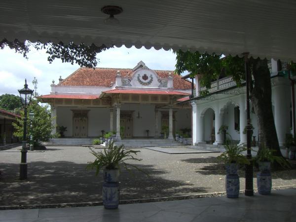 Java - Yogyakarta : Le Kraton, une partie des appartements du Sultan
