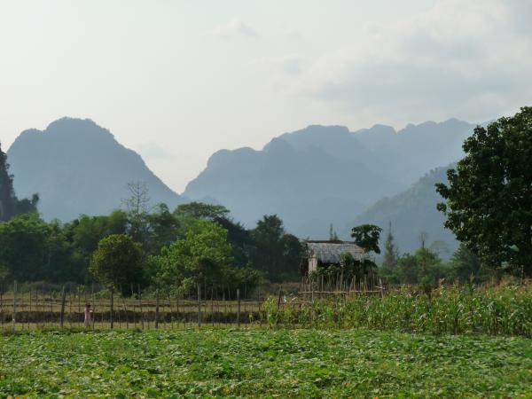 Nord Laos - Vang Vien : Les environs