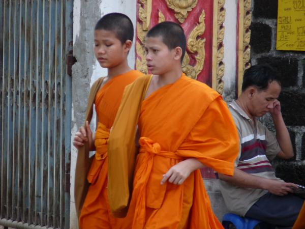 Thaïlande - Nong Khai : Jeunes novices