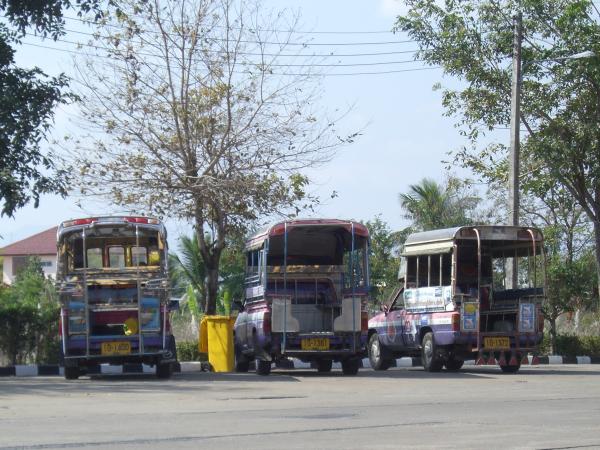 Thaïlande - Sukhothai : Terminal de bus